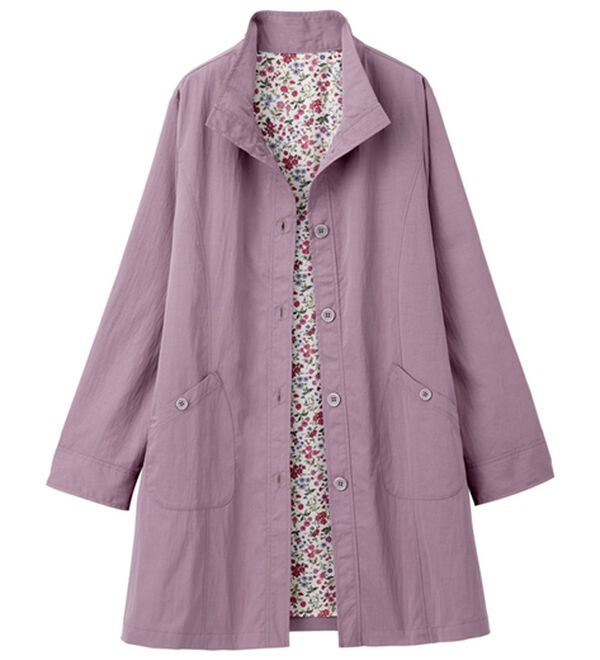 「はっ水！裏プリントワッシャージャケット（その他ジャケット）」｜ダークローズ