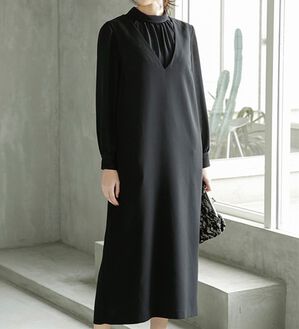 クラスカ　ジャンパースカート　黒　冠婚葬祭 洗える！ジャンスカセットアップ - ベルーナ【公式】