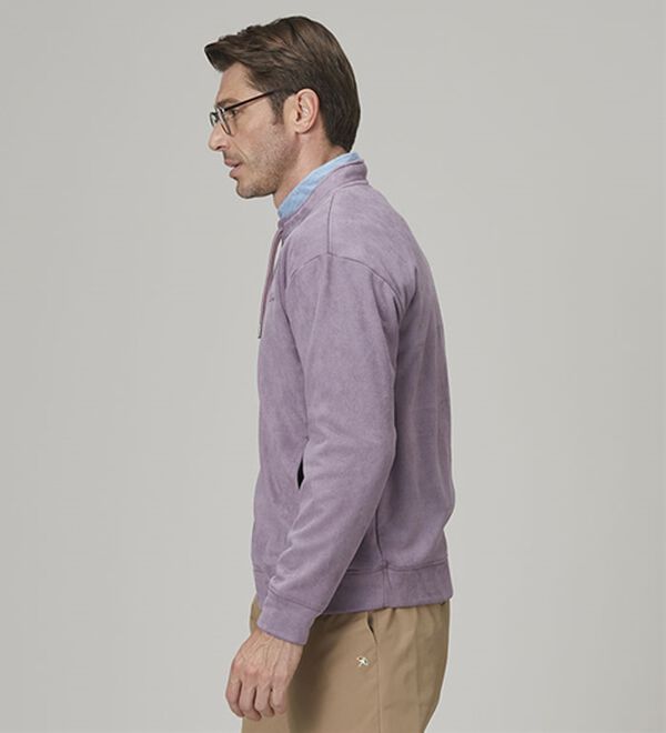 「＜アーノルド　パーマー＞パーカー風スエードトレーナー（メンズトレーナー）」｜詳細画像