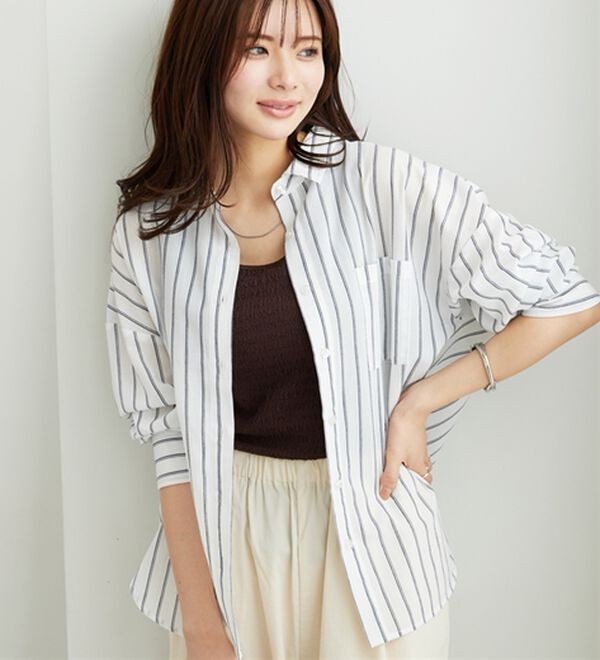 BELLUNA（ベルーナ）の「ジャカード素材カップ付タンクトップ（タンクトップ・キャミソール）」｜詳細画像