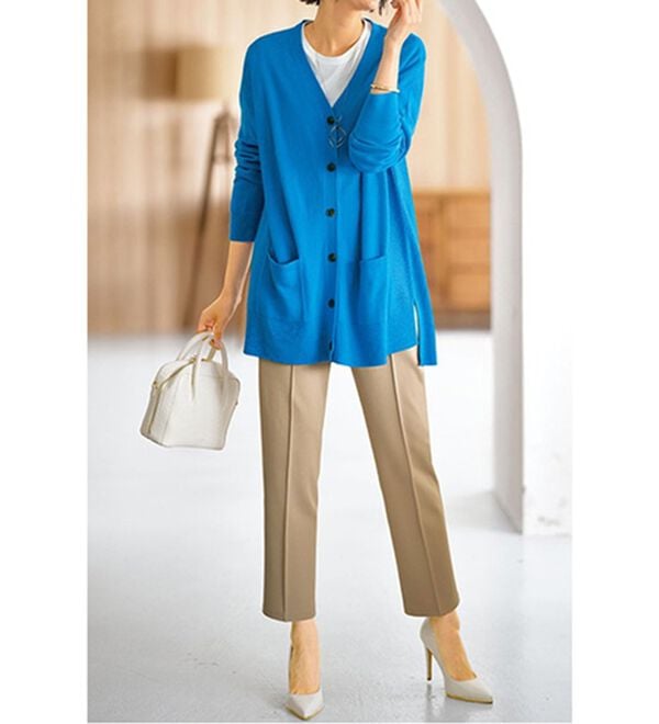 BELLUNA（ベルーナ）の「ふんわりカシミヤタッチニットカーディガン（ニットカーディガン）」｜詳細画像