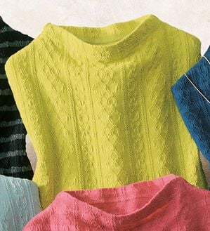 ルフラン（ルフラン）の「ジャカード柄プルオーバー（カットソー）」｜ライム