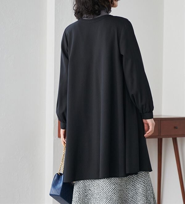 RANAN（ラナン）の「２ＷＡＹボタン使いフレアーブラウス（ブラウス）」｜詳細画像