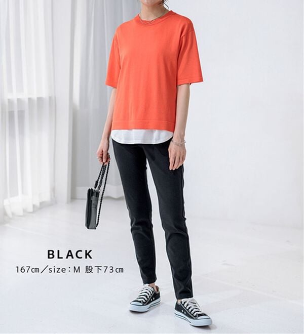 BELLUNA（ベルーナ）の「美ストレッチ素材レギンスパンツ（スパッツ・レギンス）」｜詳細画像