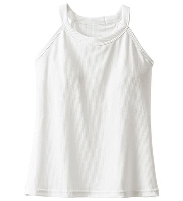 BELLUNA（ベルーナ）の「【水陸両用機能付！】リブ素材カップ付タンクトップ（タンクトップ・キャミソール）」｜詳細画像