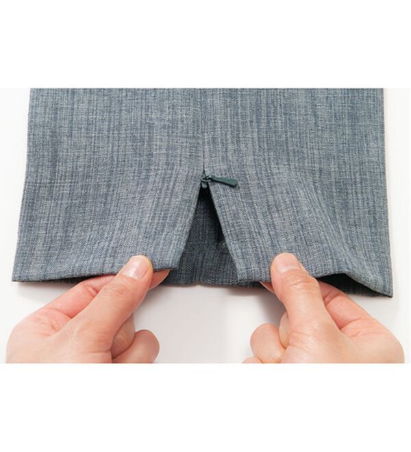 ルフラン（ルフラン）の「【２本組】日本製裾ファスナー付涼やか夏パンツ（フルレングスパンツ）」｜詳細画像