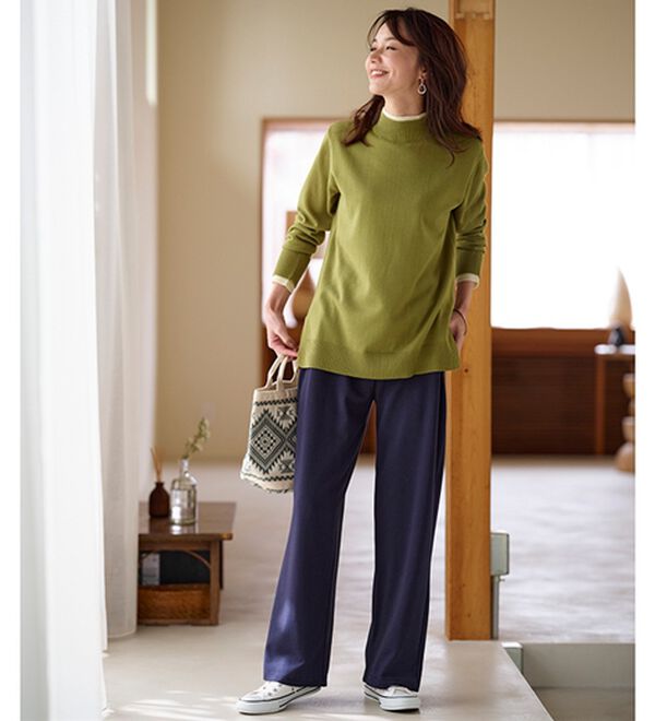 BELLUNA（ベルーナ）の「【メルティポンチ】イージーパンツ（フルレングスパンツ）」｜詳細画像