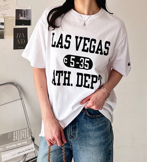 GeeRA（ジーラ）の「【ｃｈａｍｐｉｏｎ】ロゴＴシャツ（Tシャツ）」｜詳細画像