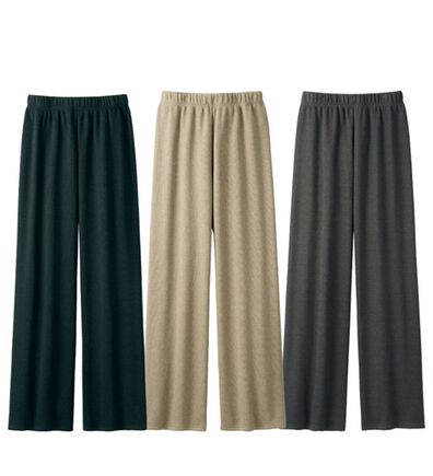 ルフラン（ルフラン）の「【３本組】すとんと落ちるリラクシーパンツ（その他パンツ）」