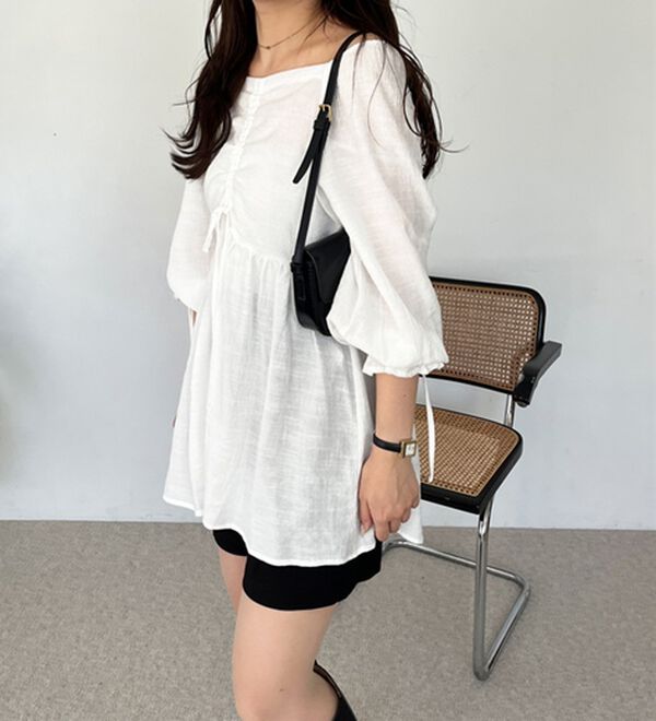 GeeRA（ジーラ）の「２ＷＡＹドロストブラウス（ブラウス）」｜詳細画像