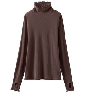 LAVIENNE（ラヴィエンヌ）の「【医師オススメ】素肌ベール　綿１００％ＵＶ対策インナー（肌着・インナーウェア）」｜ブラウン