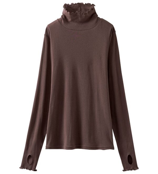 LAVIENNE（ラヴィエンヌ）の「【医師オススメ】素肌ベール　綿１００％ＵＶ対策インナー（肌着・インナーウェア）」｜ブラウン