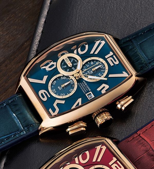 「＜エンジェルクローバー＞ダブルプレイソーラー（メンズ腕時計）」｜ネイビー