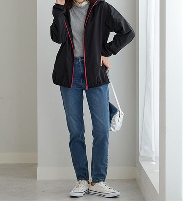 BELLUNA（ベルーナ）の「花粉対策！防風&times;はっ水パーカー（ブルゾン）」｜詳細画像