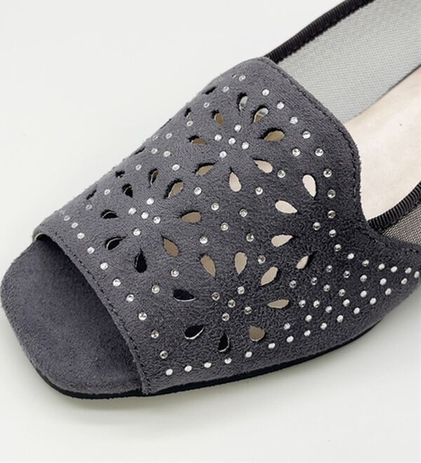 BELLUNA（ベルーナ）の「４Ｅチュールレースウェッジパンプス（パンプス）」｜詳細画像