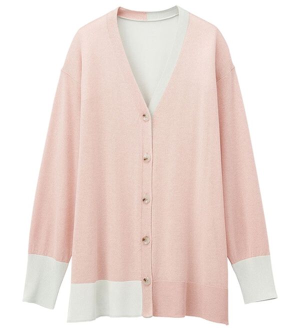 RANAN（ラナン）の「配色ラメカーディガン（ニットカーディガン）」｜詳細画像