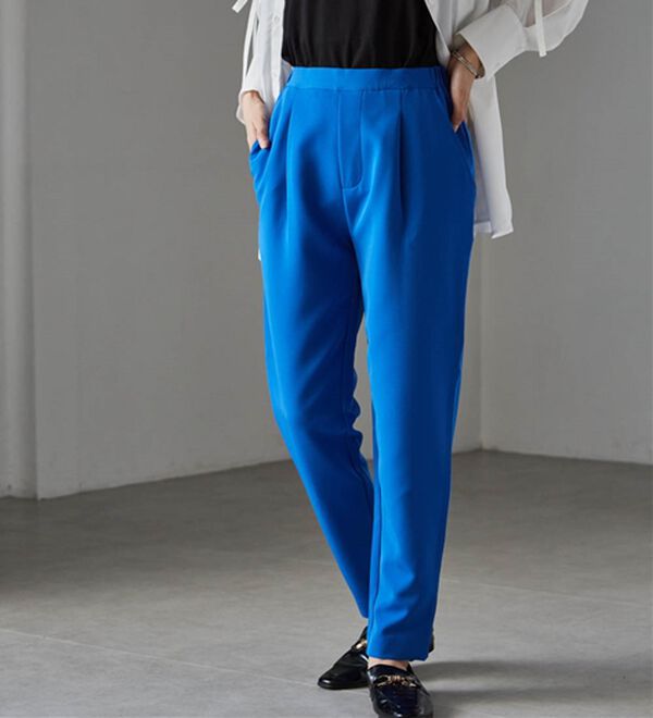 RANAN（ラナン）の「【選べる股下】美脚シルエットタックパンツ（フルレングスパンツ）」｜詳細画像