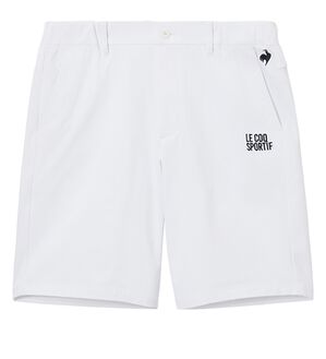 「＜ルコック＞ゴルフ　キープクリーンショートパンツ（メンズハーフパンツ）」｜ホワイト