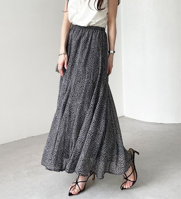 切替フレアーロングスカート - ベルーナ【公式】 