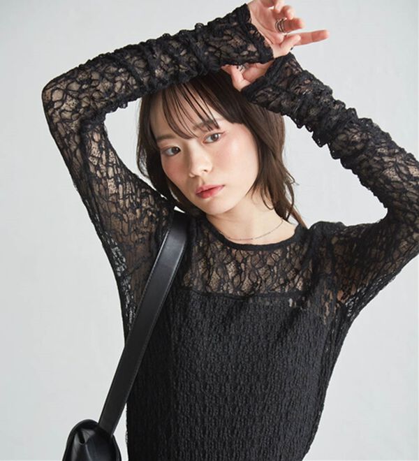 RANAN（ラナン）の「パッチワークレースT（カットソー）」｜詳細画像