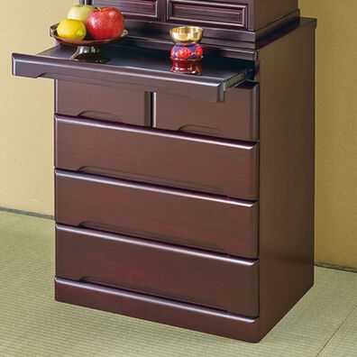 「スライドテーブル付仏壇チェスト３（仏壇・仏具）」