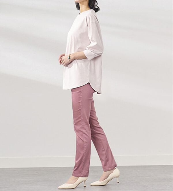 BELLUNA（ベルーナ）の「ひんやり！綿１００％キシリトールプリントチュニック（チュニック）」｜詳細画像