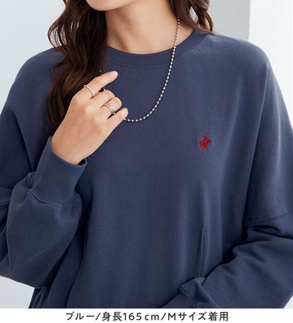 Viola e Viola（ヴィオラ エ ヴィオラ）の「【ビバリーヒルズポロクラブ】コクーンシルエットスウェット（カットソー）」｜詳細画像