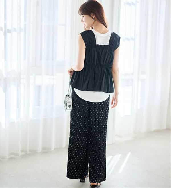 RANAN（ラナン）の「ひんやり！＜BC＞綿100％タンクトップ【選べる着丈】（カットソー）」｜詳細画像