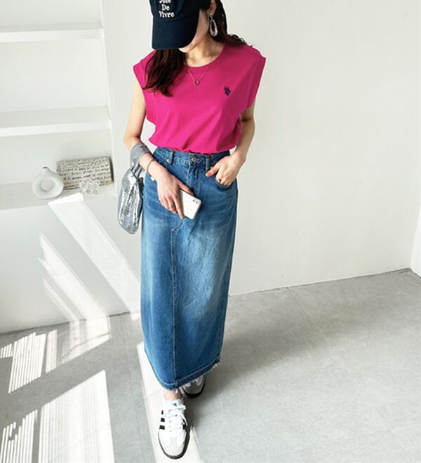 GeeRA（ジーラ）の「【Ｕ．Ｓ．　ＰＯＬＯ　ＡＳＳＮ．】ノースリＴシャツ（タンクトップ・キャミソール）」｜詳細画像