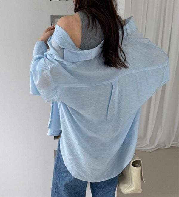 GeeRA（ジーラ）の「アソート柄オーバーサイズシャツ（シャツ）」｜詳細画像