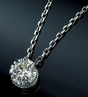 ルフラン（ルフラン）の「１８金スパークルダイヤペンダント（ネックレス・ペンダント）」｜詳細画像