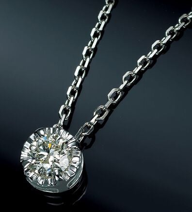 ルフラン（ルフラン）の「１８金スパークルダイヤペンダント（ネックレス・ペンダント）」