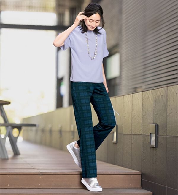 ルフラン（ルフラン）の「【３本組】そのままお出かけジャージパンツＮＥＯ（フルレングスパンツ）」｜詳細画像