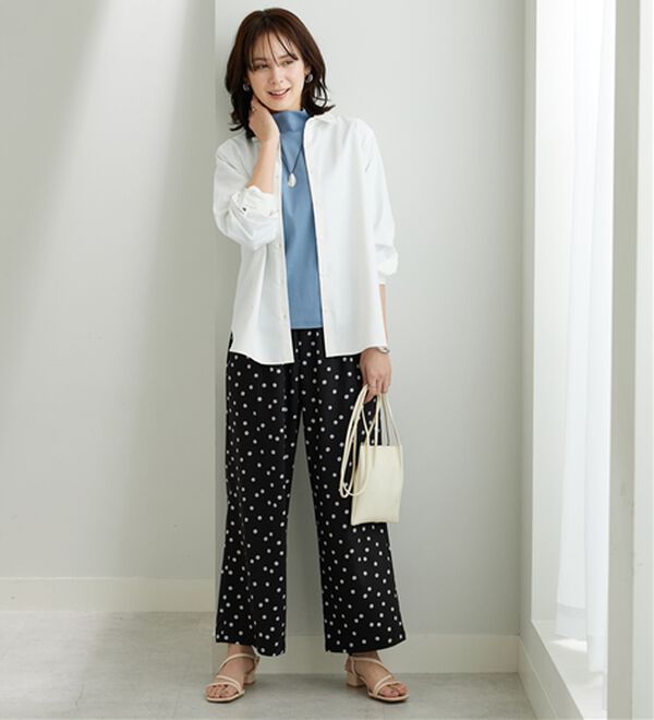 「シンプルデザイン！ハイネックプルオーバー（カットソー）」｜詳細画像