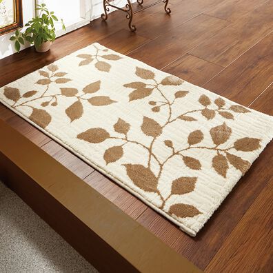 「しっかり厚みのあるウィルトン織玄関マット（玄関マット）」