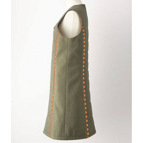 BELLUNA（ベルーナ）の「＜カポック混＞２ＷＡＹジャンパースカート（ジャンパースカート）」｜詳細画像