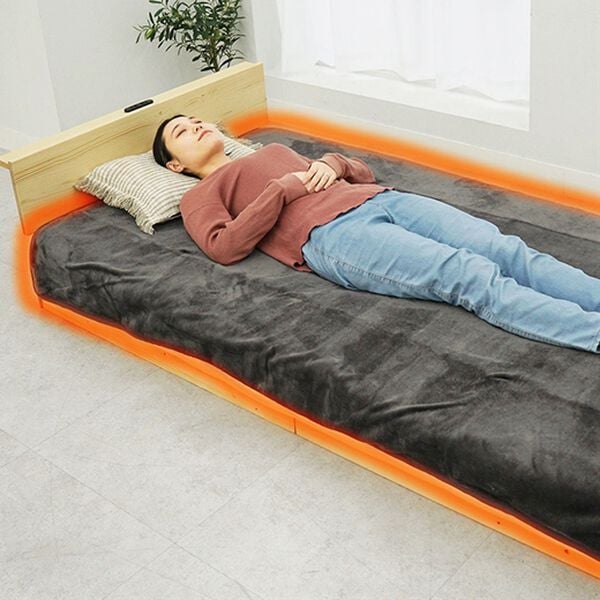 「洗えるフランネル電気毛布（毛布・ブランケット）」｜詳細画像