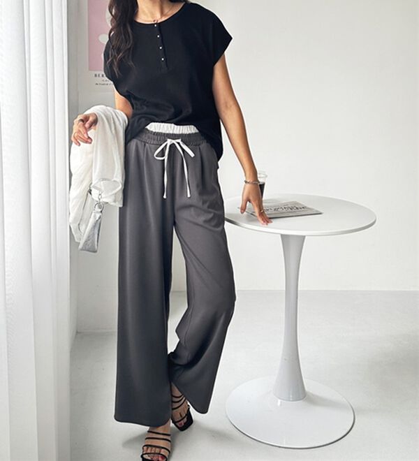 GeeRA（ジーラ）の「綿１００％前後２ＷＡＹシルケットフレンチスリーブカットソー（Tシャツ）」｜詳細画像