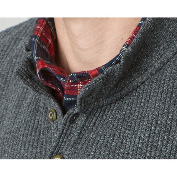 「重ね着いらずのダブル衿トレーナー（メンズトレーナー）」｜詳細画像