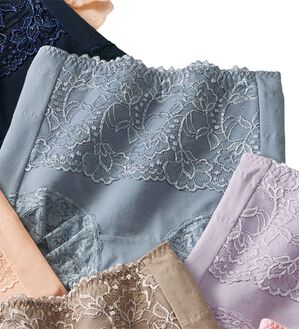 LAVIENNE（ラヴィエンヌ）の「骨盤シェイプの素敵ショーツ単品（ショーツ）」｜グレイッシュブルー