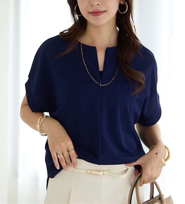 alotta（アロッタ）の「ジップ使いドルマンブラウス（ブラウス）」｜詳細画像