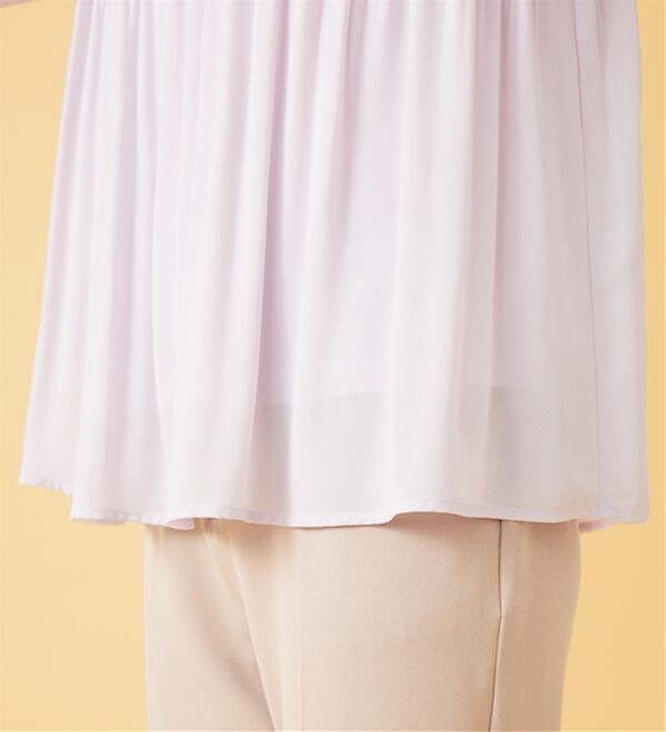 BELLUNA（ベルーナ）の「【新色追加】〈セレモニースタイル〉細プリーツデザインブラウス（ブラウス）」｜詳細画像