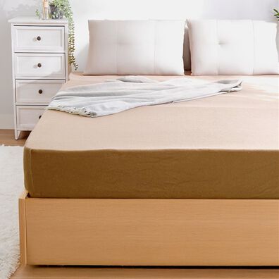 iellio（イエリオ）の「タオル地綿１００％フィットシーツ＜ベッドシーツ・敷布団カバー・ボックスシーツ・のびのび・ぴったり＞（敷布団カバー・シーツ）」