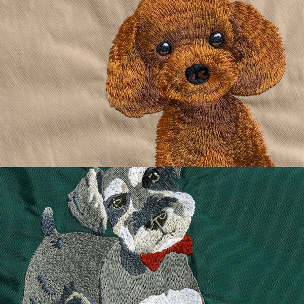 iellio（イエリオ）の「アニマル刺しゅうコードトート＜トートバッグ・バッグ・エコバッグ・Ａ４サイズ対応＞（トートバッグ）」｜詳細画像