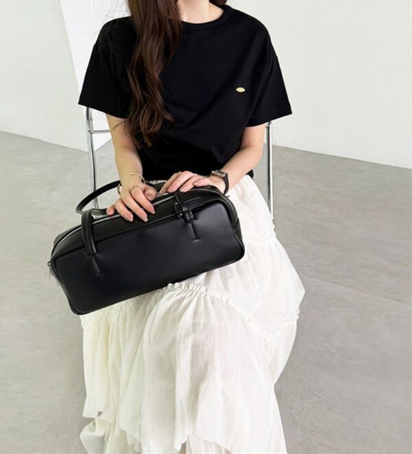 GeeRA（ジーラ）の「ロゴプレート付コンパクトＴシャツ（Tシャツ）」｜詳細画像