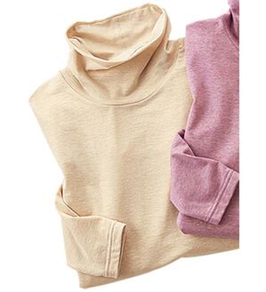 VINNO（ヴィノ）の「＜日本製＞艶めきシャイニープルオーバー（カットソー）」｜シャンパン