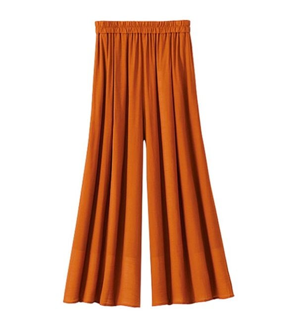 BELLUNA（ベルーナ）の「スラブ素材ポケット付ワイドパンツ（ワイドパンツ・ガウチョ）」｜詳細画像