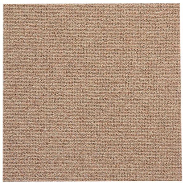 「床にピッタリつくウール１００％　吸着洗えるタイルカーペット（カーペット）」｜ベージュ