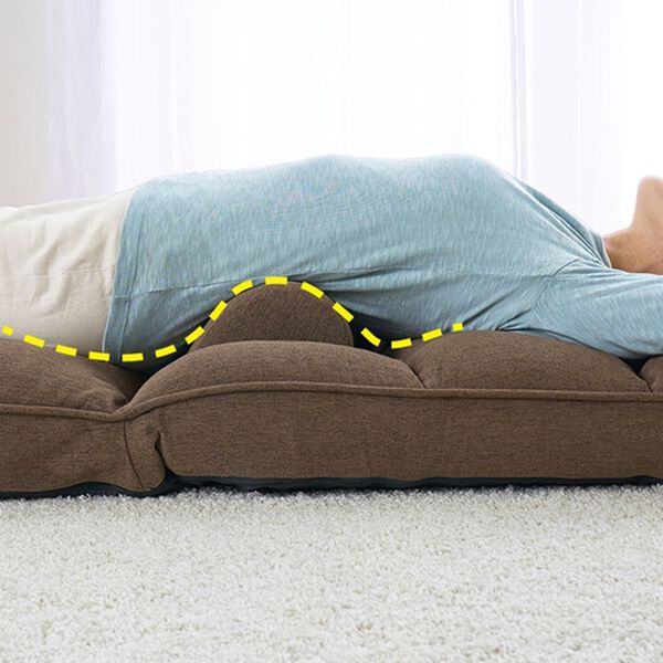 「テレビが見やすい腰楽レバー式座椅子２（座椅子）」｜詳細画像