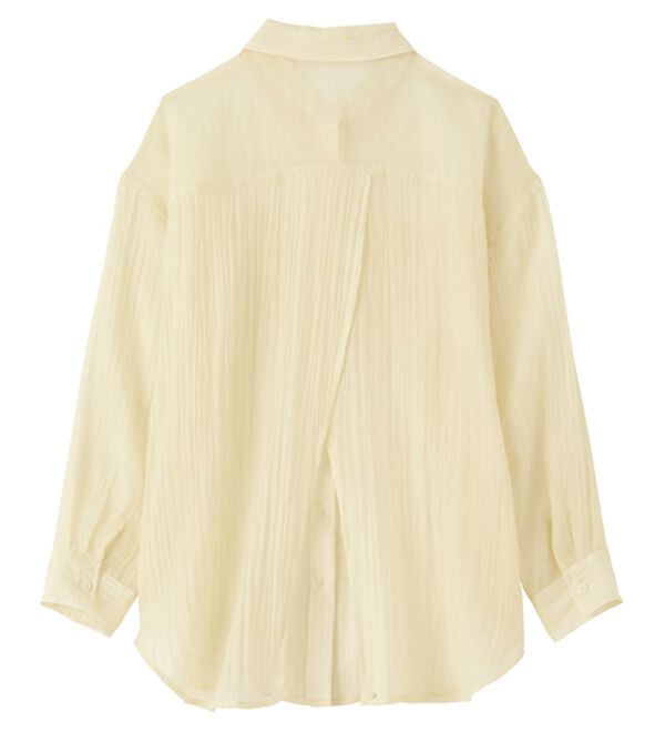 RANAN（ラナン）の「バックスリットシアーシャツ（シャツ）」｜詳細画像